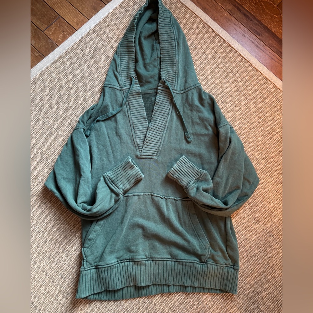 Aerie Down to Earth Henley Hoodie Size XS